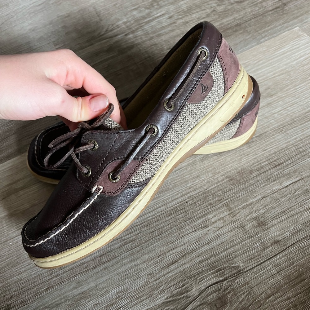 Womens Dark Brown Sperrys